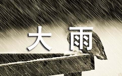 一場大雨四年級作文（通用21篇）