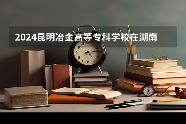 2024昆明冶金高等專科學校在湖南怎么招生的