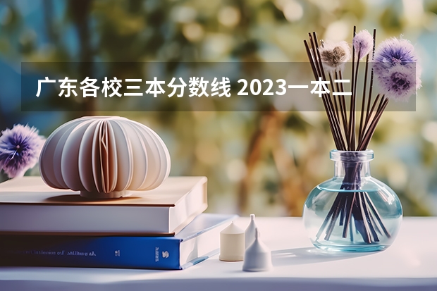 廣東各校三本分?jǐn)?shù)線 2023一本二本三本的分?jǐn)?shù)線廣東