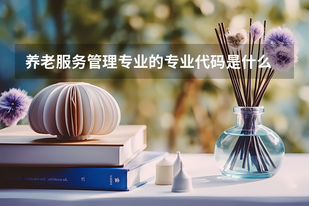 養(yǎng)老服務(wù)管理專業(yè)的專業(yè)代碼是什么