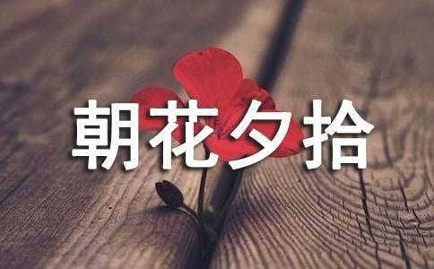 關于朝花夕拾的讀書筆記