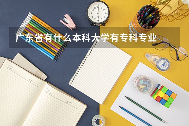 廣東省有什么本科大學有?？茖I(yè)